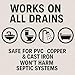 Clean Shot Crystal Lye Drain Opener - Professional Strength Cleaner for Tough Clogs - Heavy Duty Sodium Hydroxide Bathroom and Kitchen Sink, Shower, Pipes Unclogger, 1 lb