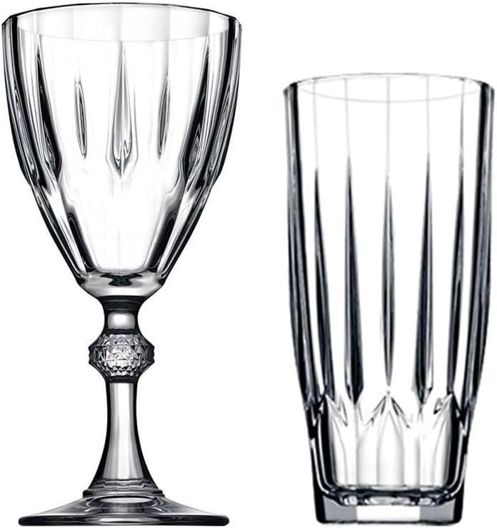 Pasabahce Meşrubat Bardak Seti Diamond Kadehli Su Bardağı Takımı 24 Parça Fma05123 Fma161245 471 8566635422265AYBABASTORE
