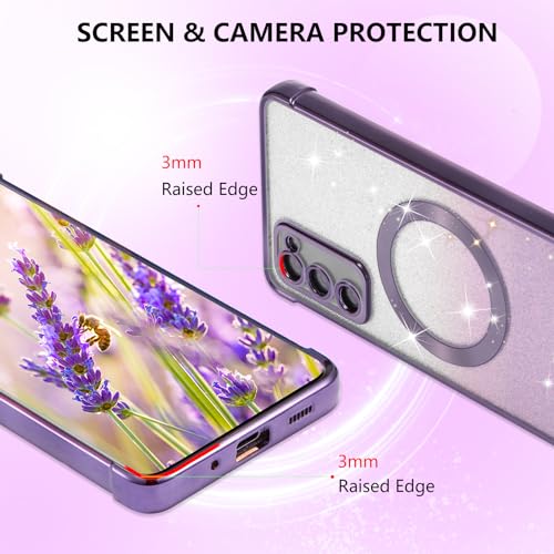 Coque Samsung S20 FE 5G anti-choc évite rayures MagSafe violette