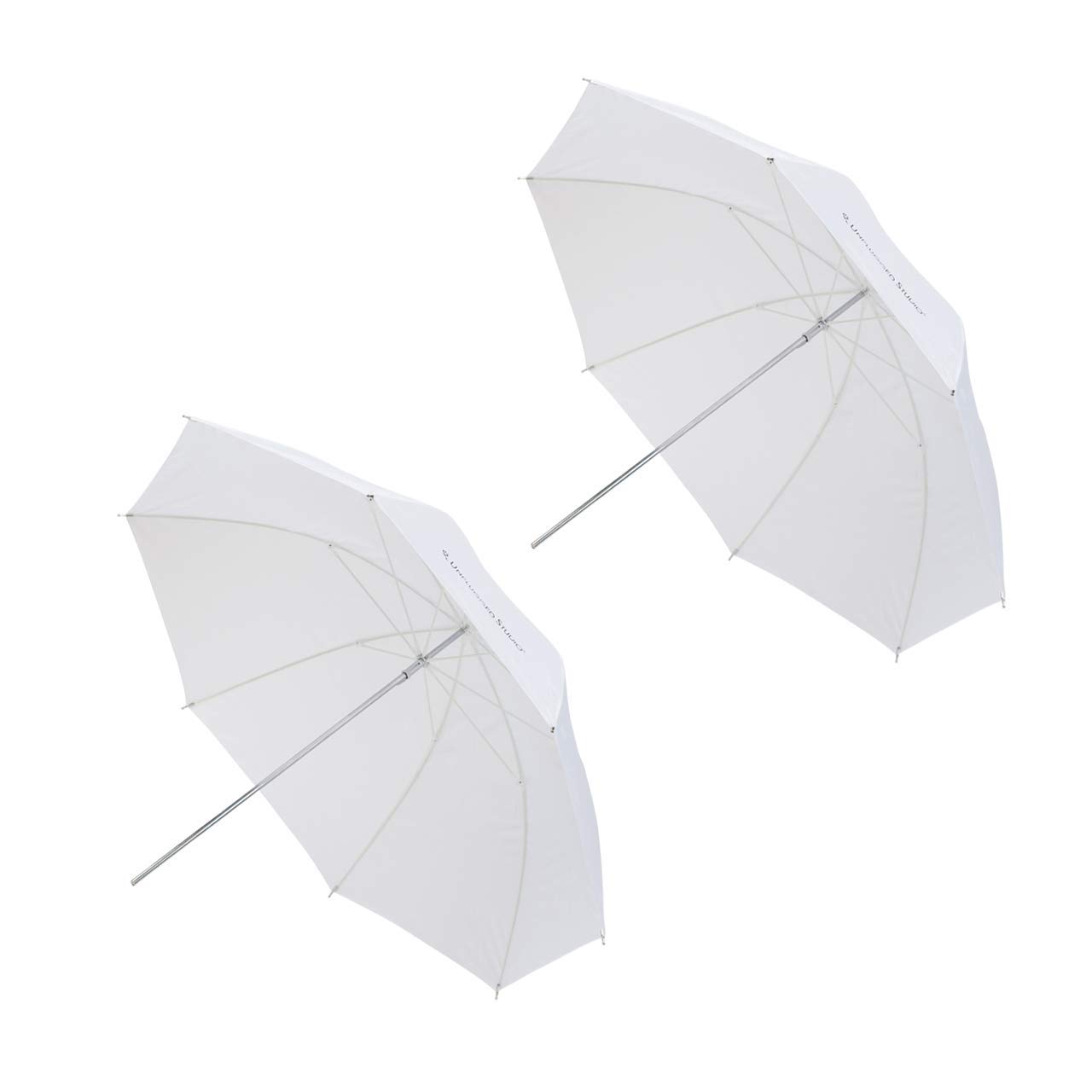 UNPLUGGED STUDIO(2pack) 33inch Translucent Umbrella (Fiberglass Rib) UN-050