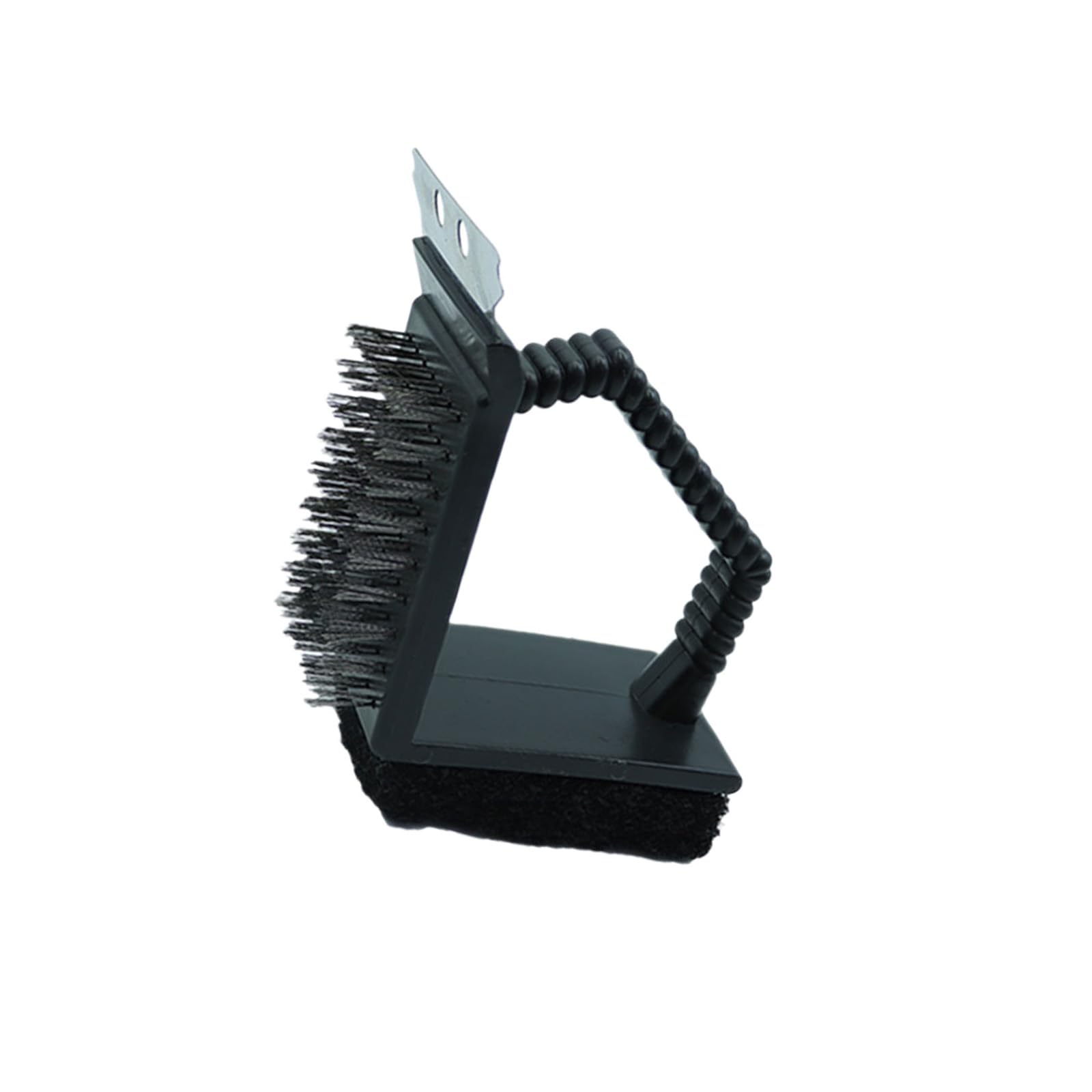 Buxuaaaa Stainless Steel Grills Brush with Ergonomic Nonslip Handle and Integrated Scrapers for Efficient BBQ Cleaning Stainless Steel BBQ Grills Brush