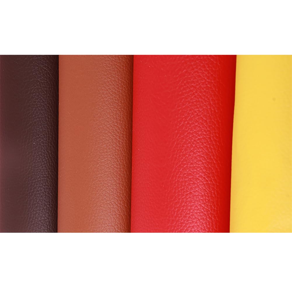 QQLADY Wine Red Self Adhesive Leather Repair Patch,47x20 inch Leather Repair Tape,Leather Repair Patch for Furniture,Car Seat,Sofa, Chair,Office Chairs(1Pcs)