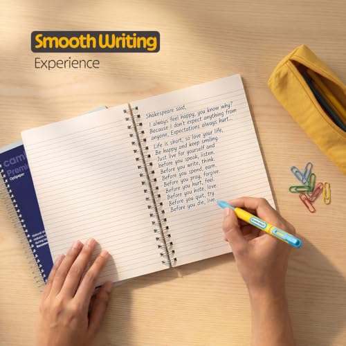 Image of Camlin Premio Optipaper A4 Single Line 400 Pages 6 Subject Notebook