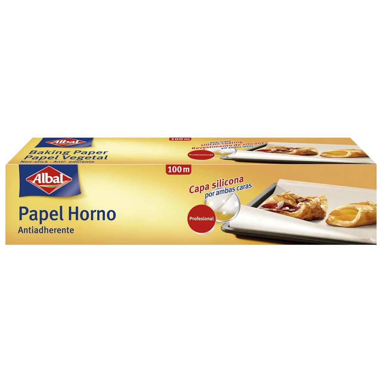 Albal - Papel de horno especial (100 m, 6 unidades)