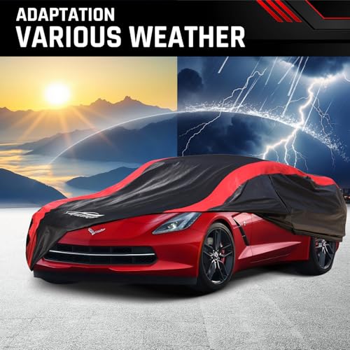 Image of Car Cover Custom Fit for Chevy Corvette C4 C5 C6 C7 1983-2019