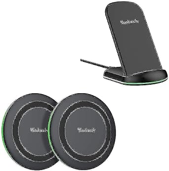 Yootech [3 Pack] Wireless Charger Bundle with Pad & Stand