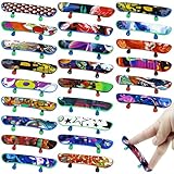 XIPEGPA 100 PCS Mini Finger Skateboards Finger Skateboard Toys for Birthday Party Favors Gift Props Decoration (100)