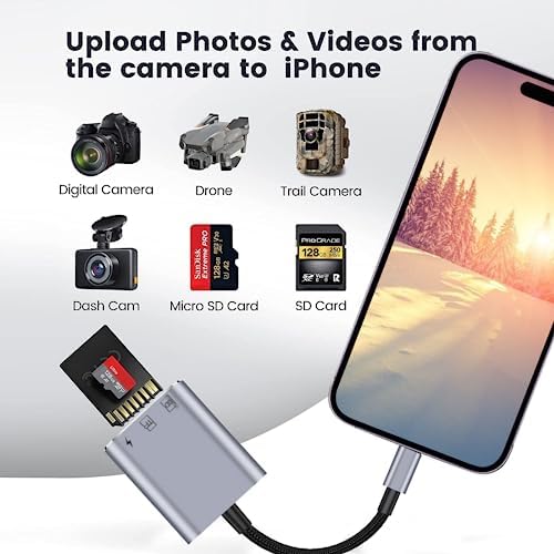 Revolutionize Your iPhone iPad Storage with Certified Card Reader Memory Adapter!