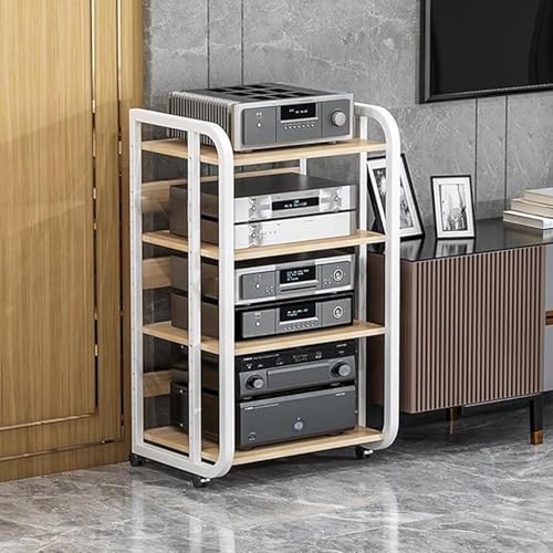 Soporte para audio y video multimedia con gabinete de almacenamiento para DVD