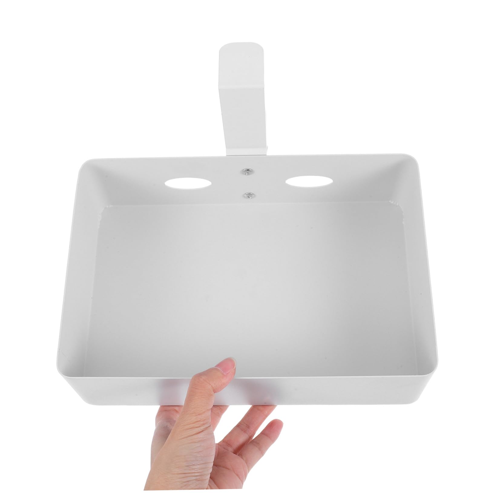 VILLCASE Cestino Portaoggetti in Metallo Organizer Multiuso per Piccoli Spazi con Manico per Facile Trasporto per Cucina Bagno e Dispensa
