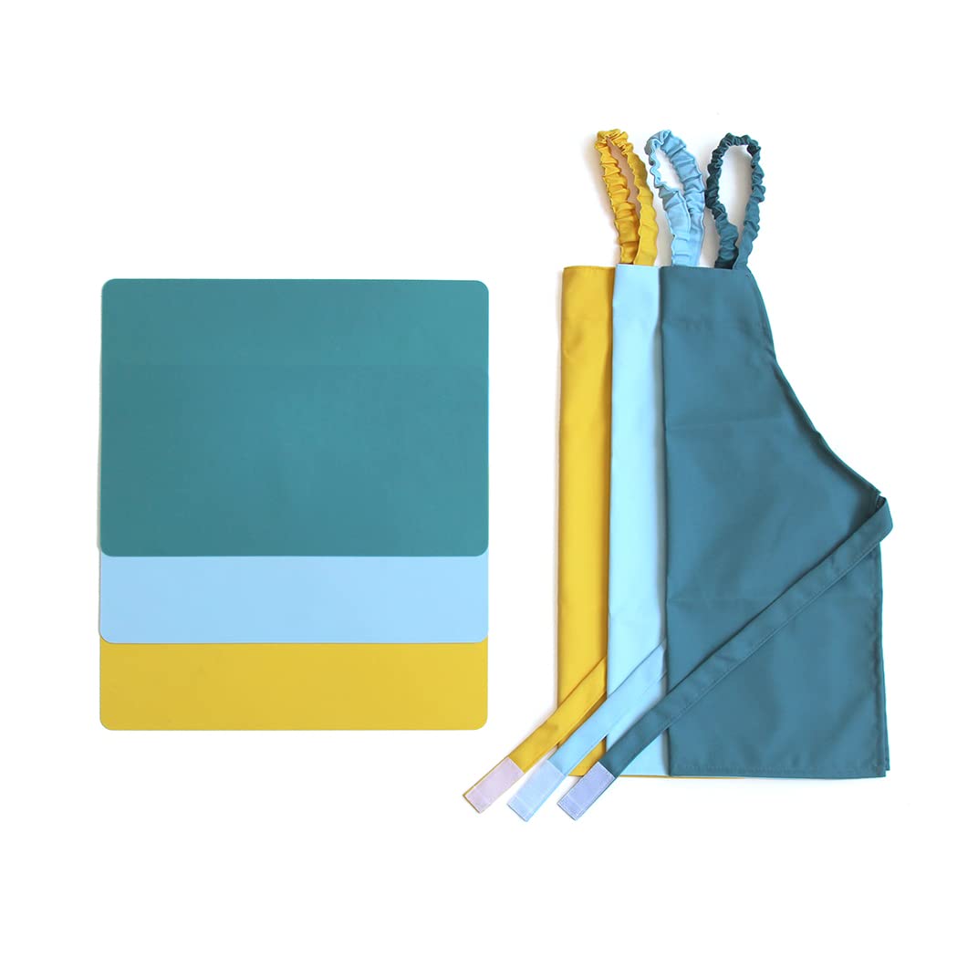 Waterproof apron and silicone working mat Set