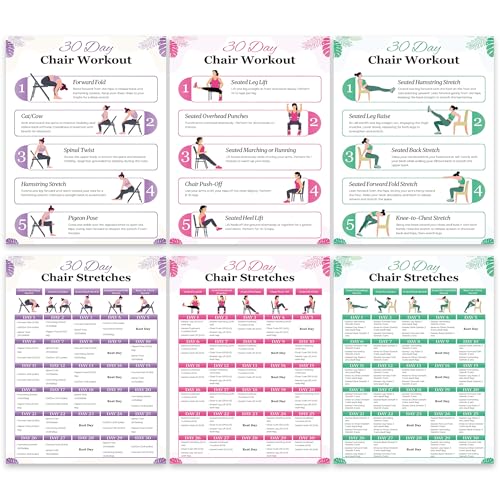 bqw 30-Day Senior Chair Exercise Program – Seated Workout Chart & Guide for Seniors