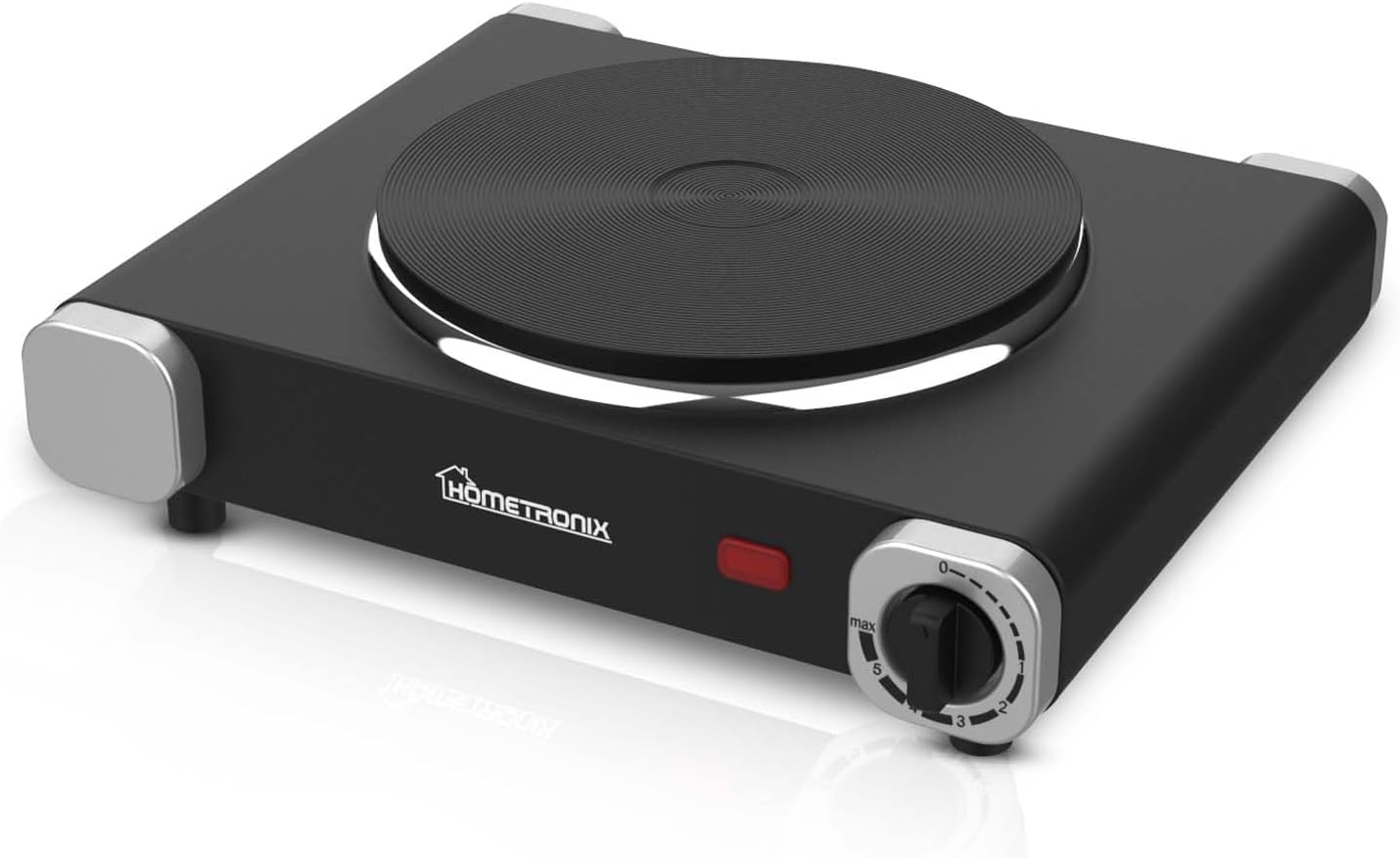 HomeTronix Electric Hob Portable Electric Hot Plate Single with