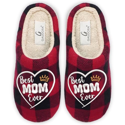 GAUDORA Memory Foam Warm Plush Slippers