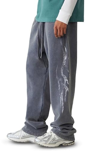 Men's Tribal Fleece Baggy Sweatpants
