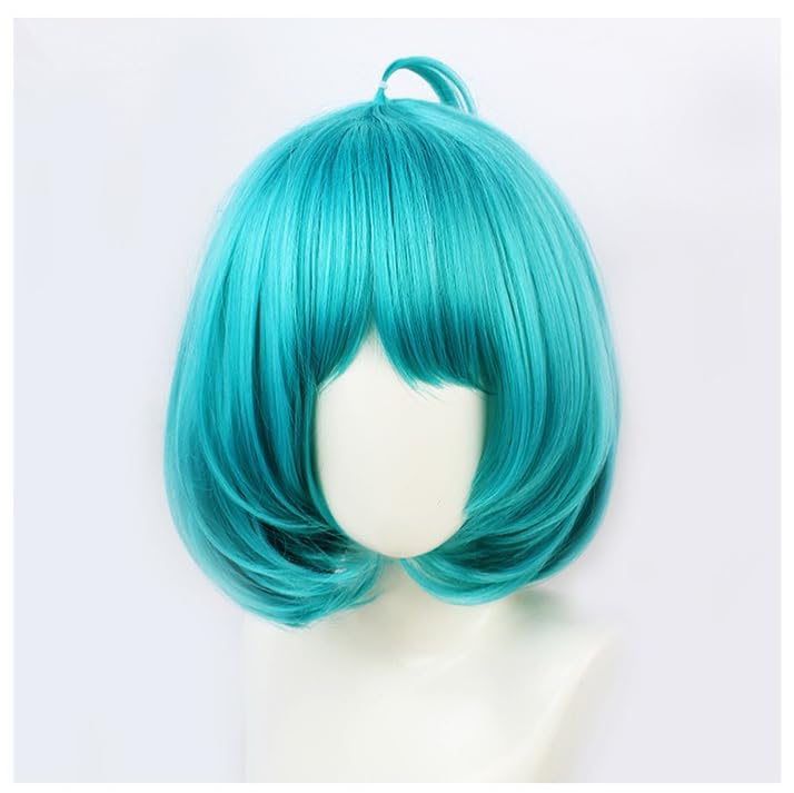 Perruque Bob Bleu sarcelle pour vos soirées cosplay et festivals