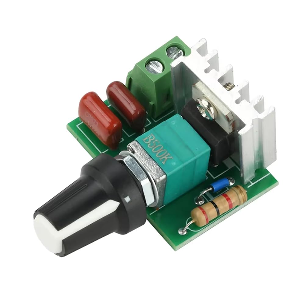 Jnchdghwa 500W Dimming Voltage Regulator Electric Furnace Fan Speed Controller with Stepless Adjustment
