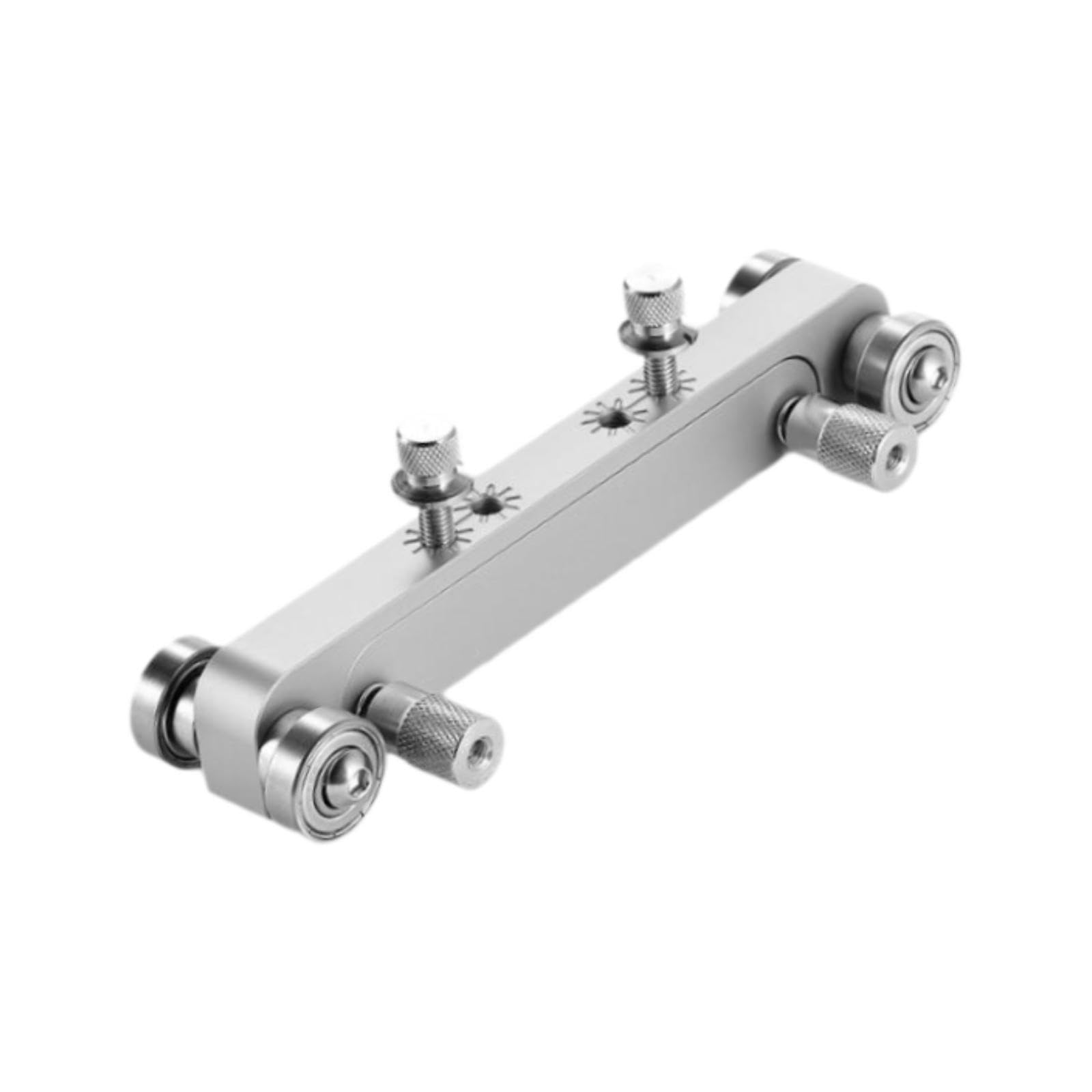 Lijadora de Cejuelas Y Selletas de Puente de Guitarra, Herramienta de Luthier, Dispositivo Profesional para Rectificar Puentes Y Accesorios para Instr, Plata