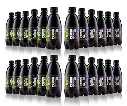 VitaOrganic Té de Kombucha Orgánico - Té Verde Espumoso con Cultivo de Kombucha Natural Viva - Bebida Fermentada Naturalmente y 100 % Orgánica - Bebida de Té Cruda, Vegana, Sin Gluten y Sin Lactosa Cover