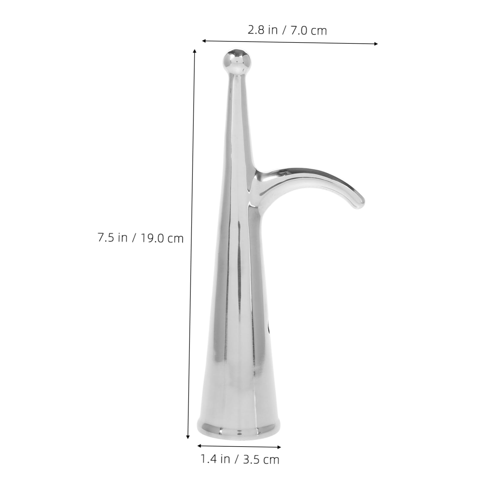 Happyyami Acciaio Inossidabile 316 Testa Gancio Accessorio di Ormeggio, 34mm Resistente all’Acqua di Mare, per Barca per Yacht e Scialuppa