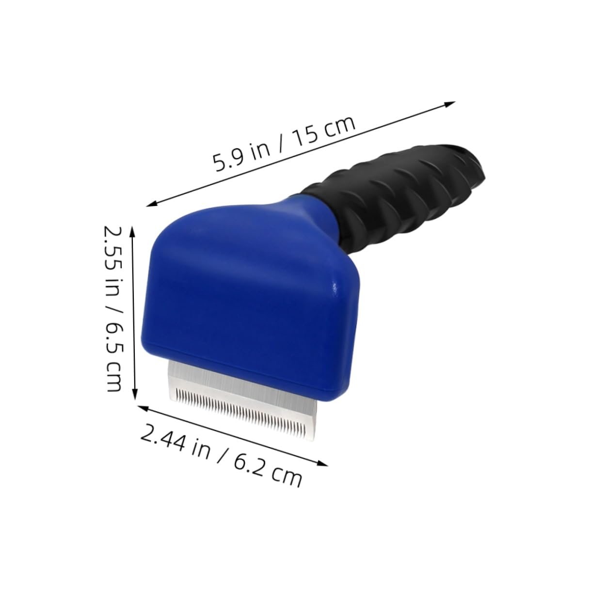 SEWOART Pet Hair Comb Fine Grinding Metal Tooth Dog Grooming Brush for Small Dogs Comfortable Handle Material