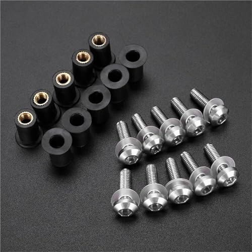 �ɓK������CFMOTO CF 800NK 800 NK NK800 2022-2024 �p �o�C�N�p�E�C���h�X�N���[�� �l�W�L�b�g �t�F�A�����O �{�f�B���[�N �{���g �i�b�g�L�b�g �I�[�g�o�C�̃t�F�A�����O �{���g �i�b�g �L�b�g(��)