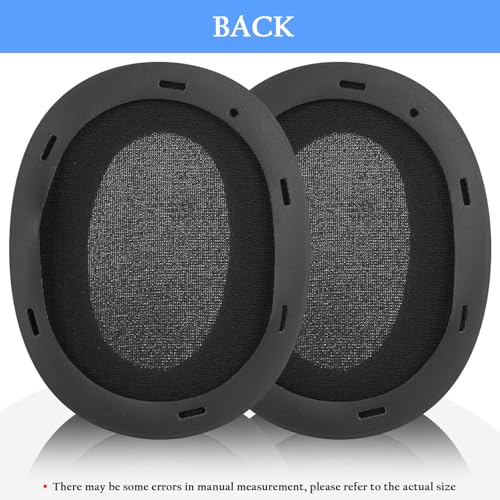 Adhiper Repuestos Earpads Almohadillas Auditivas para Auriculares Sony ULT WEAR Over-Ear | Almohadillas con Cuero Proteico Suave, Espuma de Memoria para Aislamiento de Ruido ULT WEAR (Negro) miniatura 6