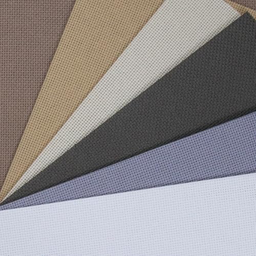 Image of KCS 6 pc of 12 inch x 18 inch (30cmx45cm) Counted Cotton Aida Cloth Cross Stitch Fabric (18CT-F)