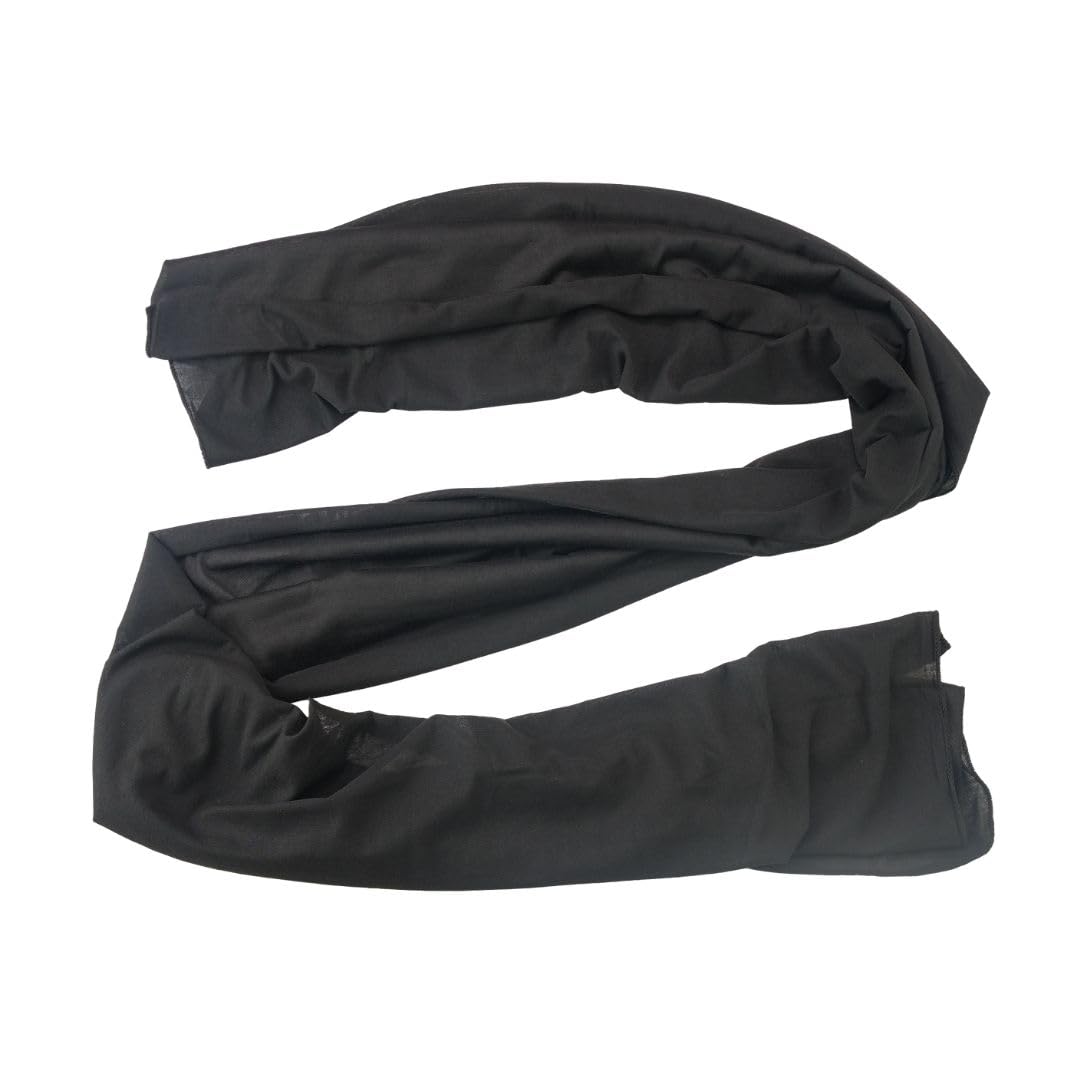 Amazon.com: Evolve Wrap Scarf, Black, Large, Pack of 1 : Clothing