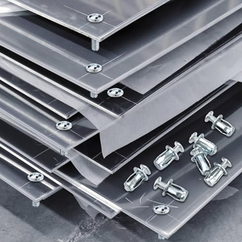 Mbsomnus Hohlraumdübel Metall M6x25, 30 Stück Hohlraum Metallanker Jack Nuts Petal Nuts Expansion Nuts Dünne Befestigungen Hohlwandanker Sortiment Kit Schwerlast für Dünne Wände Hohltüren Eisenblech