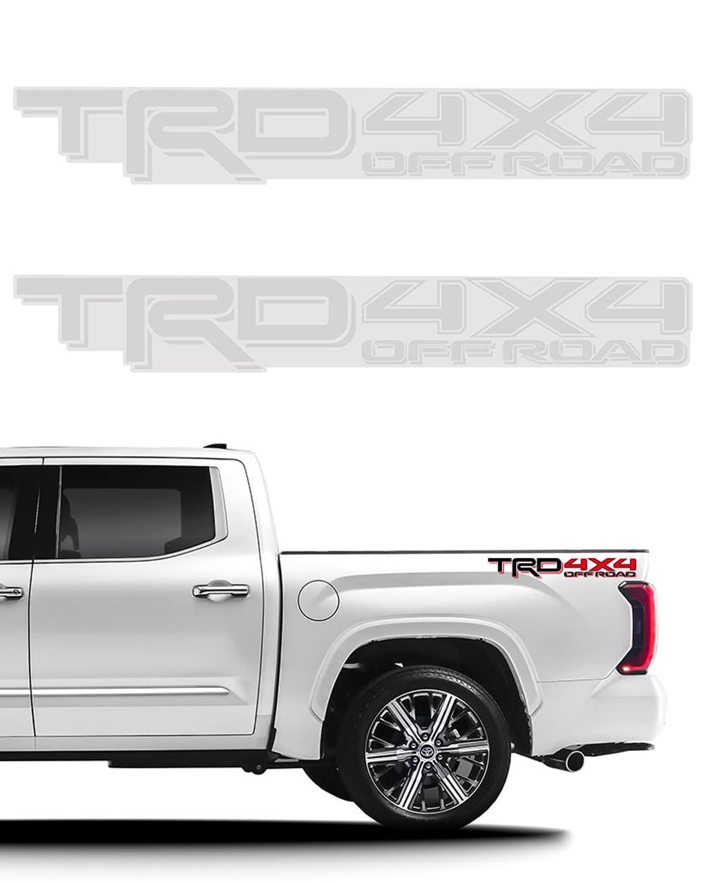 Amazon.co.jp: LUMIMAN トヨタ TRD 4x4 オフロード デカール 
