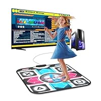 BEBAPOW USB Dance Mat for PC/Computer, Upgraded Dance Pad for Home Entertainment & Exercise, Dancing Game Installer Included, Only Compatible with Windows System (Pattern-A)