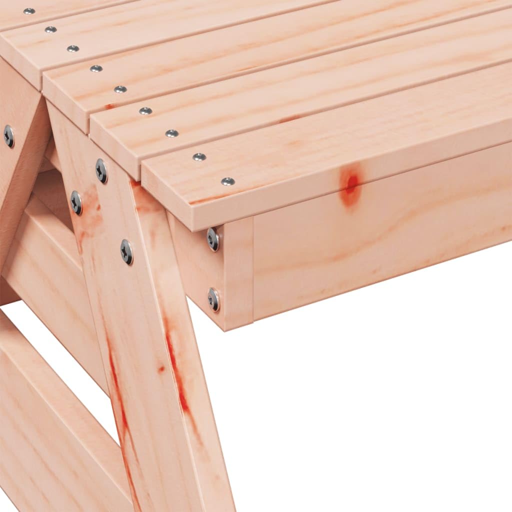 Tavolo da picnic per esterni, tavolo da picnic per bambini, 88 x 97 x 52 cm, in legno massello Douglas