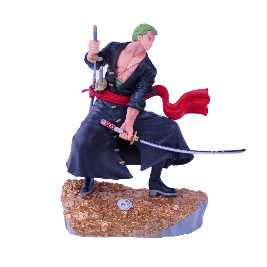 Offo One Piece Roronoa Zoro Samurai Anime Action Figure| Lightweight and Attractive Durable Toy Figures for Home Decors Office Desk and Study Table (B0CDQ2YZD9) Amazon Price History, Amazon Price Tracker