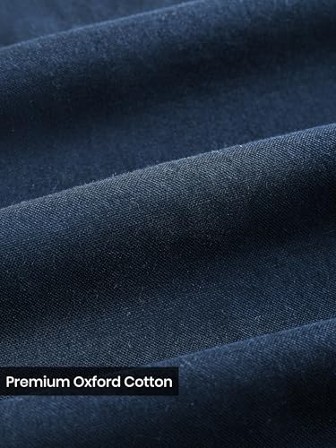 Image of Beyoung Oxford Cotton Shirt for Men | Premium Oxford Fabric | Regular Fit | Button-Down Collar