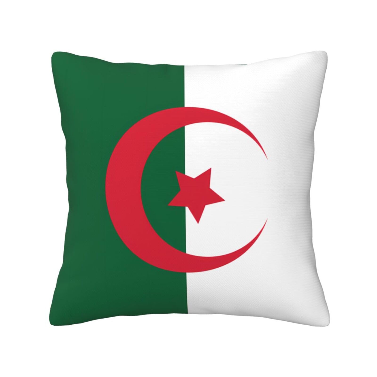 SXZVVBN Flag of AlgeriaDecorative Square Sofa Cushion Covers