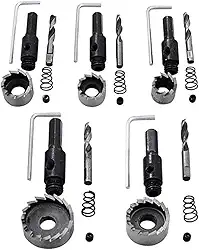 Jogo Broca Serra Copo Fura Metal Aço Ferro 5 Peças 16 à 32mm