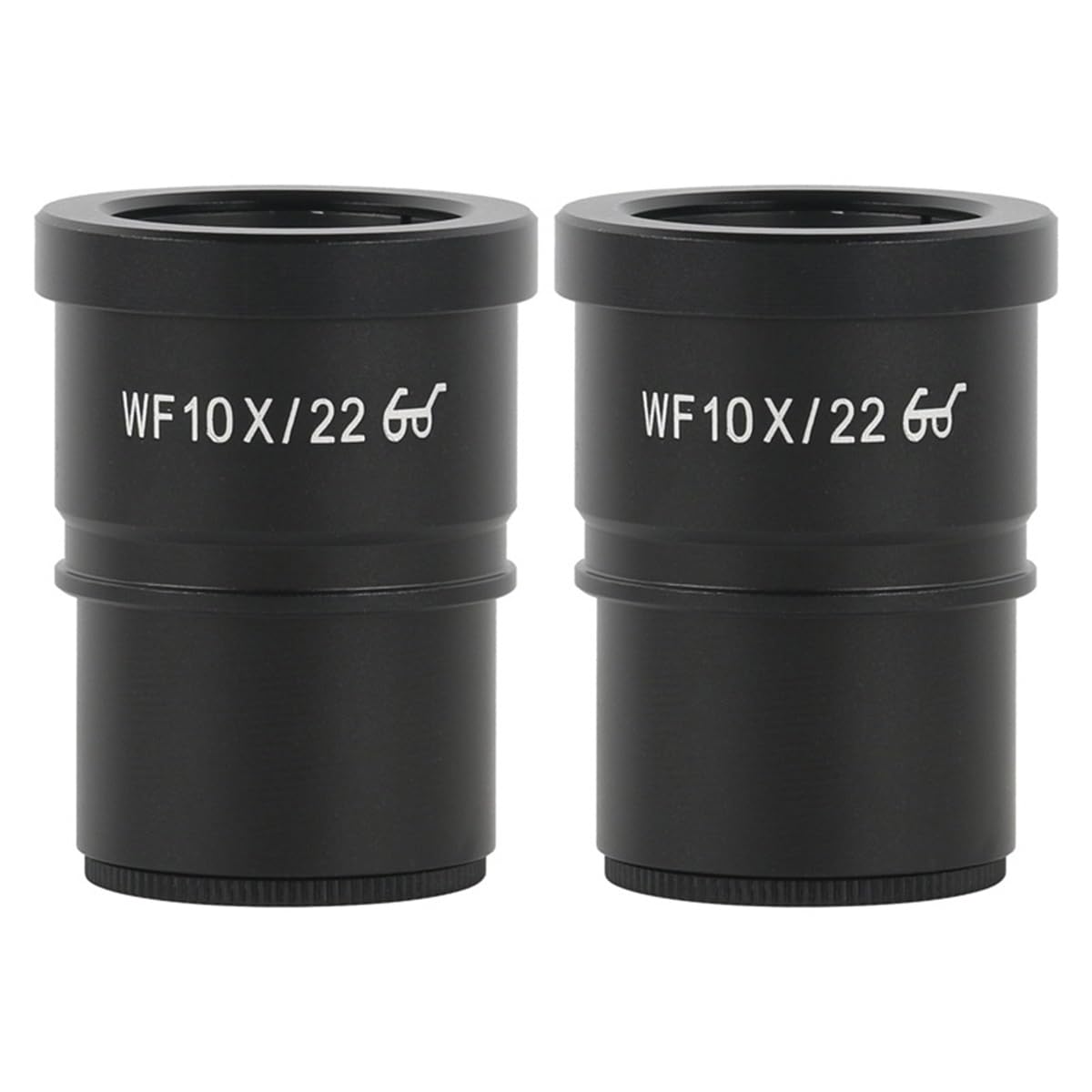 Ricambi per Microscopi da Laboratorio Una coppia 2 pezzi 10X 20X WF10X/23 WF10X/20 WF20X/10 WF30X/9 obiettivo a campo ampio for microscopio trinoculare stereo