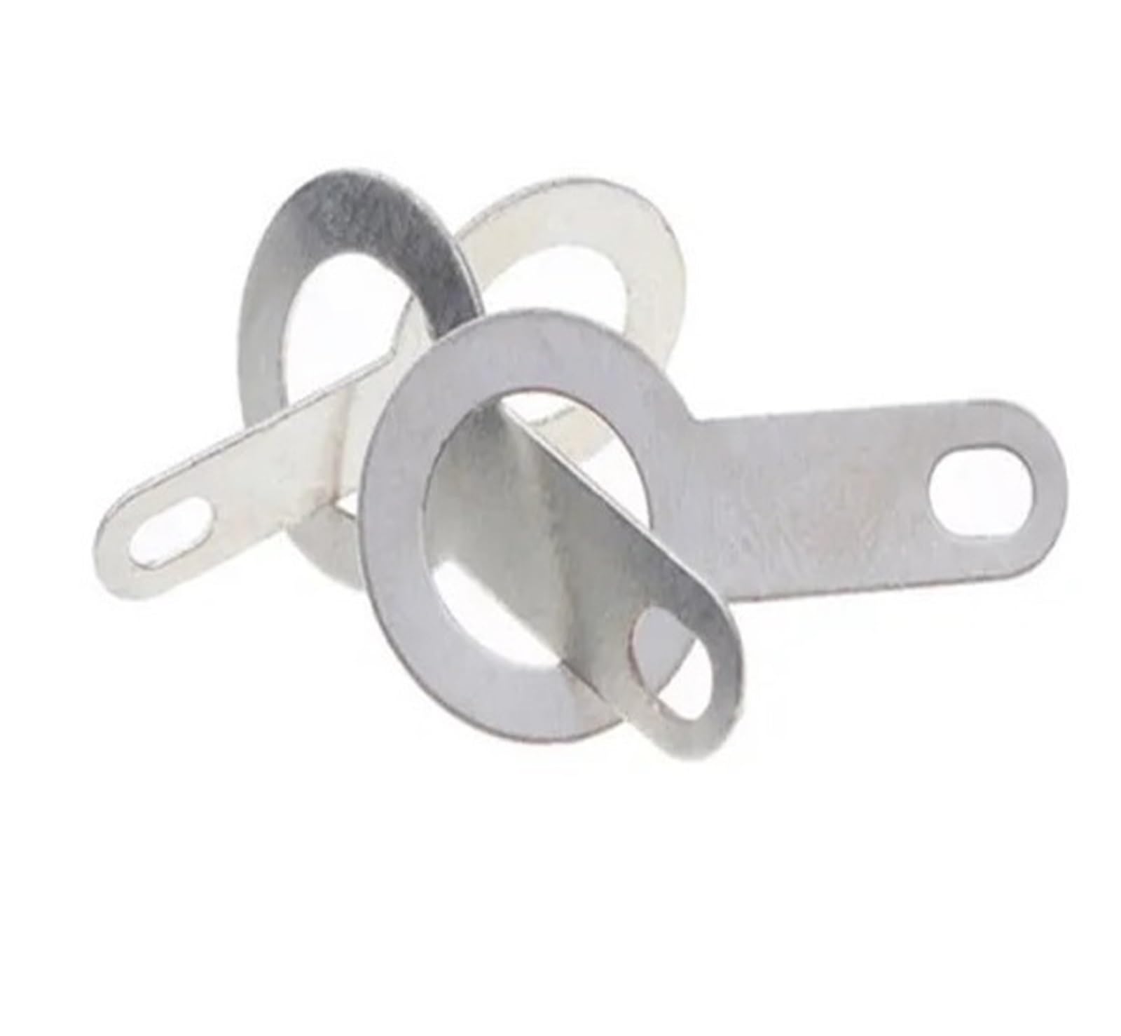 Cosses à souder, cosses de borne, Lot de 100 cosses à souder à tête en cuivre plaqué Argent M2.2-M6.2, rondelles circulaires à souder, tôles de soudage, cosses à souder(M6.2)