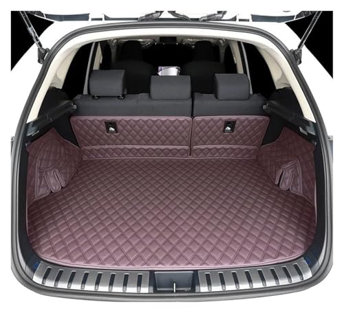 Tapis de coffre pour Lexus NX fini les rayures avec la protection cuir café