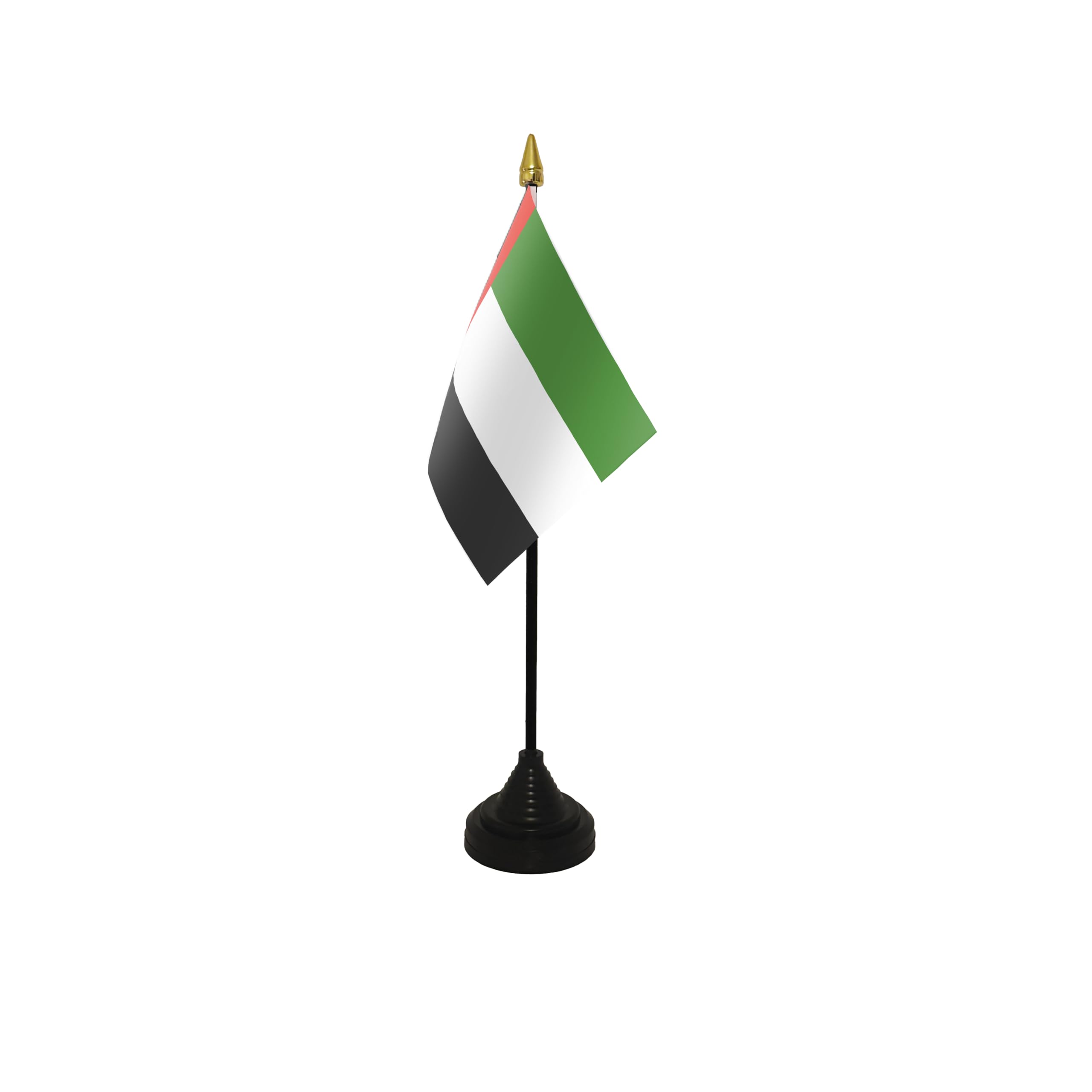 Flagtex United Arab Emirates Small Table Flag With Black Base
