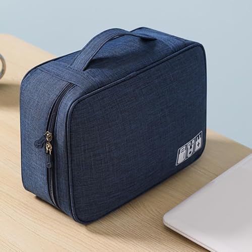 Bolsa Organizadora Estojo P/Cabos E Acessórios Eletrônicos