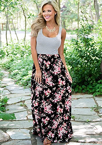 GORIFE Matching Mommy and Me Beach Dresses Summer Family Matching Casual Long Sleeve Outfits with Plus Size3