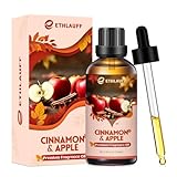 Capture the True Spirit of Autumn：Immerse your space in the rich, cozy essence of fall with our Cinnamon Apple Essential Oil. Blended with the warmth of harvest apples, spiced cinnamon, and smoky hearths, it brings the comforting soul of autumn into ...
