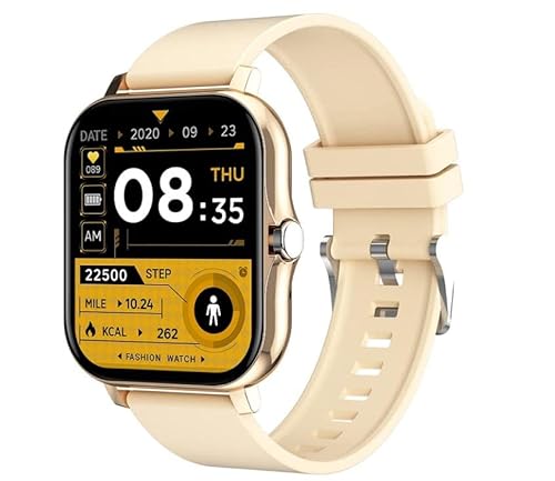 Coofficer Smartwatch, 1.69 Zoll HD Voll Touchscreen, IP68 Wasserdicht Fitnessuhr mit Pulsmesser Schlafmonitor Schrittzähler, Damen Herren Sportuhr Smart Watch Uhren für iOS Android Cover