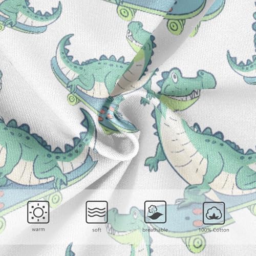 Cartoon Crocodile Pattern Boys' Underwear 100% Cotton Boys' Briefs Soft Toddler Underwear3