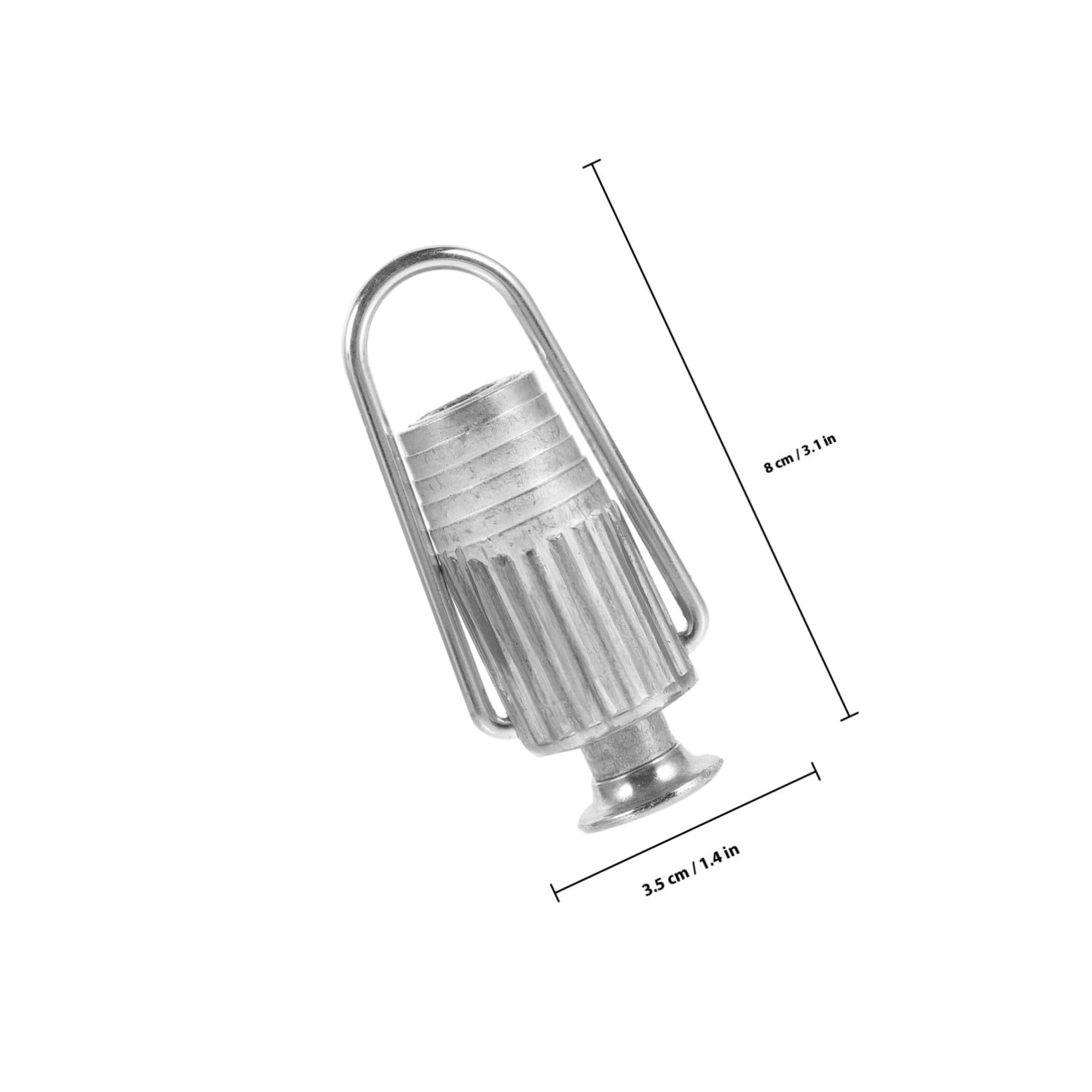Wäscheleinenspanner Spannschloss 4 Stück aus Aluminium mit Feder und Kugellager Leichter Metall für Haushalt und Feste