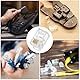QUARKZMAN Telefonmodularstecker männlich RJ11-Stecker, Kupferkern 4P4C klar 80 Stück