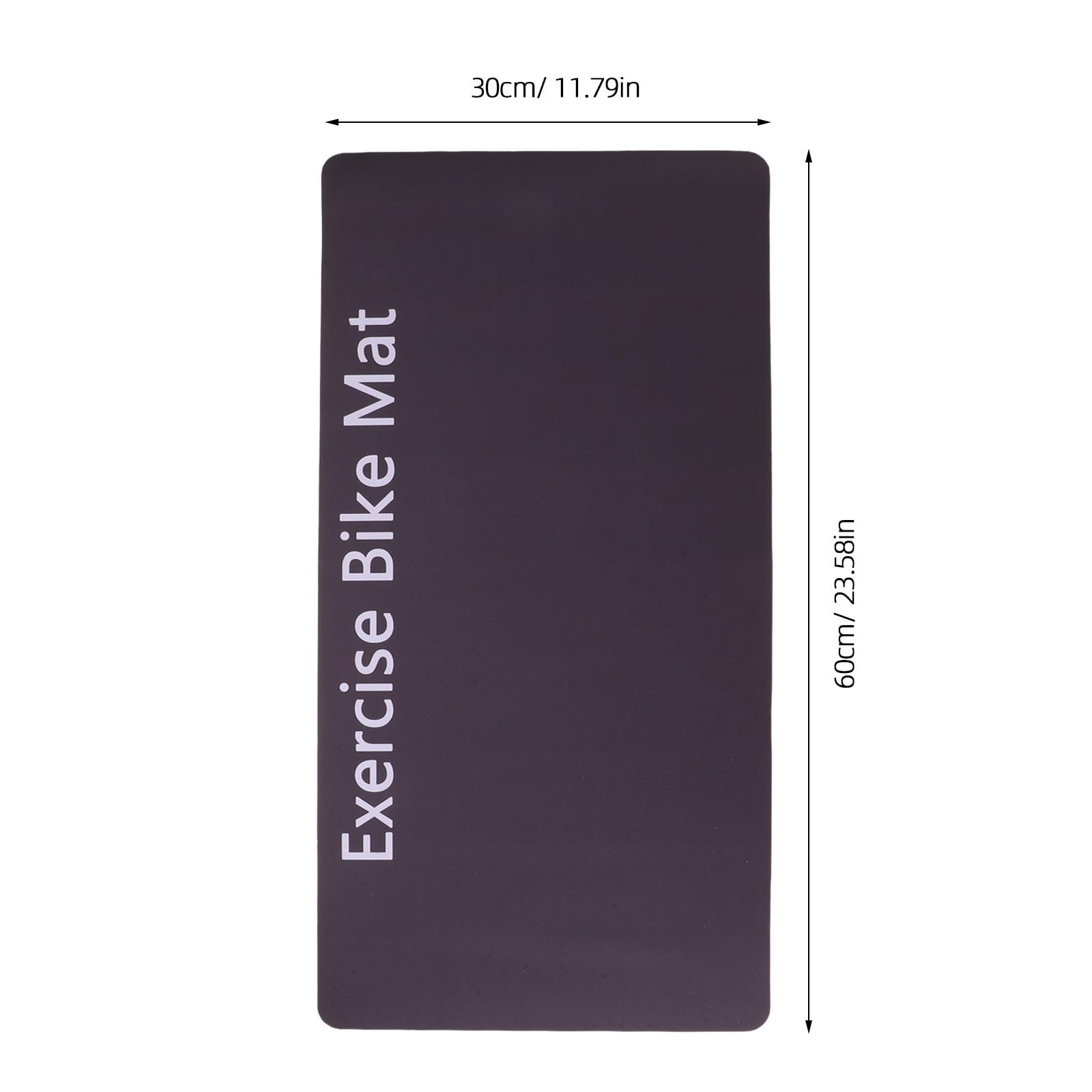 Alfombrilla para máquina de Ejercicio (2 Unidades) - Almohadilla de Goma amortiguadora para Cinta de Correr - Alfombrilla de 60 x 30 cm (23,6 x 11,8 Pulgadas) para Reducir el Ruido y Las