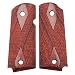 Hogue Colt & 1911 Officer's Grips Coco Bolo Checkered